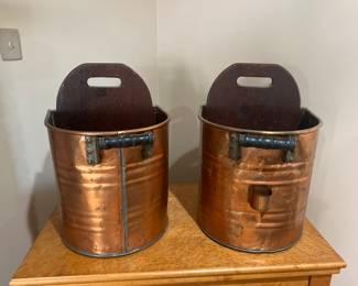 Copper planters