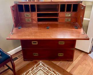 Teak campaign desk