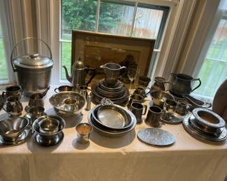 Silver and pewter