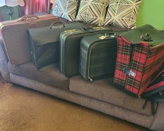 Vintage suitcases . Grasshopper and more