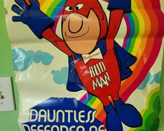 Vintage Bud Man poster