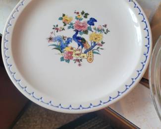 Syracuse China Peacock plate