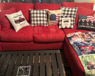 Red couch