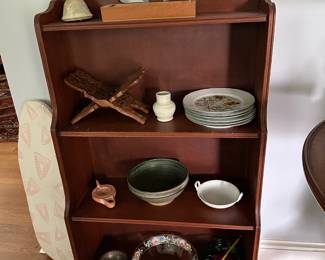 Book Shelf, Plates, Bowls
