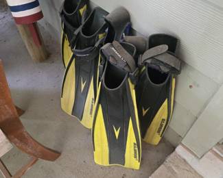 3 pair of swim fins. $20 each