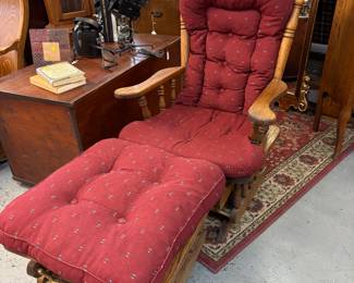 Love this Oak Platform Rocker. Perfect condition