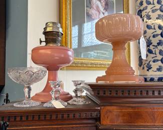 Aladdin Lamp Peach and Pink Fonts