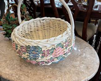 Huge painted basket