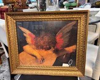 Cherub framed print