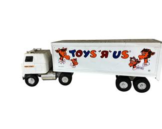 vintage ERTL pressed metal Toyr R Us 18 wheeler