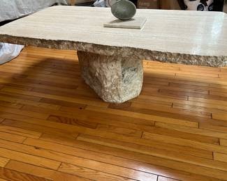 Stunning stone coffee table