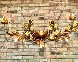 ANOTHER MCM HANS KOGL LIGHTED WALL SCULPTURE.
