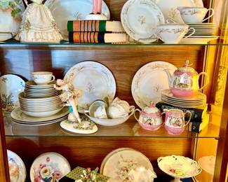 PORCELAIN, VINTAGE WHEAT CHINA.