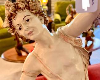 VINTAGE FIGURAL STATUE BY MOREAU.