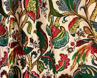 Barkcloth vintage curtains for sale! Simply, amazing!