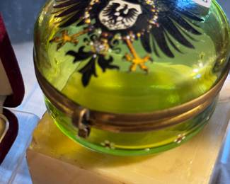 Royal Vienna small glass box