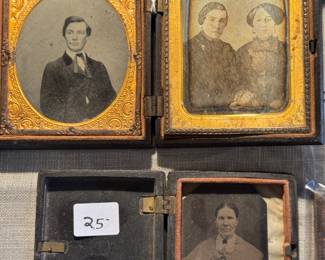 Daguerreotype photos circa 1800’s