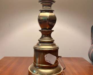 C59 - $50. Stiffel Table Lamp. Measures 29.5" tall.