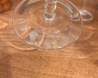 C104 - $10. PAIR of Waterford by Marquis Glasses. Measures 6.75" tall.
