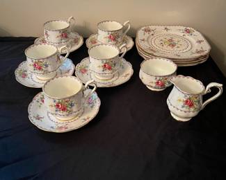 C37 - $40. Royal Albert Bone China Set.