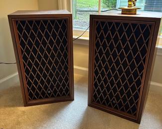 C3 - $150 PAIR. Pioneer Speakers Model CS-88. Measures 14" wide x 13" deep x 25" tall.