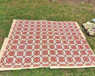 C21 - $125. Coverlet in very good antique condition.