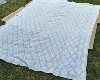 C23 - $40. White Coverlet.