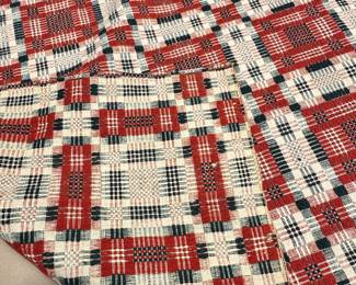C21 - $125. Coverlet in very good antique condition.