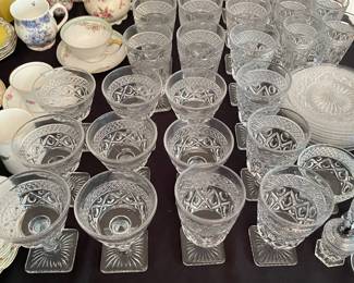 C119 - $75 - 46 pcs Imperial Glass Cape Cod.