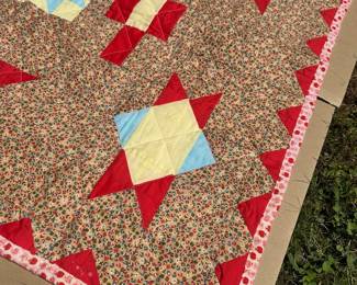 C13 - $50. Lap Quilt in very good vintage condition.