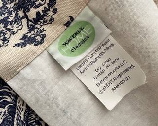 C122 - $75. Set of 3 Waverly Home Valance Curtains. No stains / signs of wear. Measures 77" long x 21" deep.
