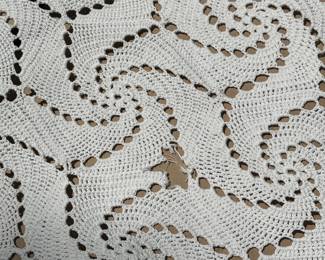 C18 - $40. Lace Coverlet with one hole (photographed)