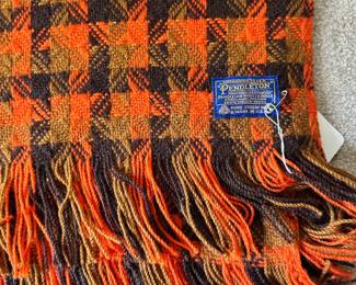 C121 - $45. 1970s Pendleton Wool Blanket - Twin XL. No rips, holes, stains etc.