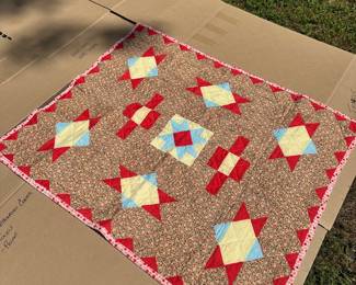 C13 - $50. Lap Quilt in very good vintage condition.