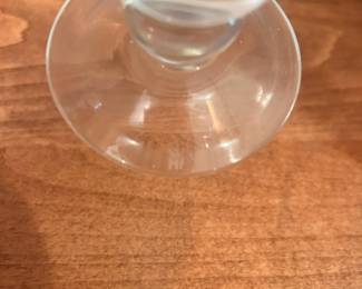 C103 - $10. PAIR Waterford Marquis Vintage Pilsner Beer Glasses. 9.25" tall.