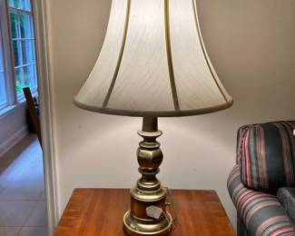 C59 - $50. Stiffel Table Lamp. Measures 29.5" tall.