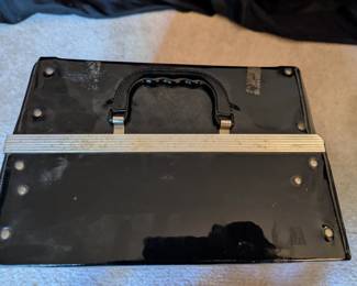 C150- $125. Vintage Barbie 1962 "Solo in the Spot Light" Black Case/ wardrobe and loaded with clothing, shoes, hats and more. This is in excellent condition! Price is for all.