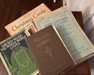 B155 - $20. Stack of Vintage Piano Music Books.