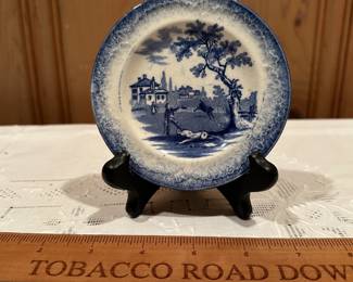 B107 - $15. Ridgway & Co. Transferware Plate.