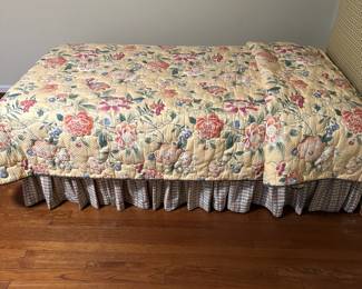 B11 - $40 EACH Set. Comforter & Coordinating Bed Skirt for Twin Bed.