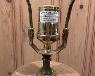 B47 - $30. Heyward House Figural Table Lamp - needs shade.