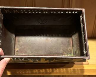 B65 - $10. Small Metal Planter.