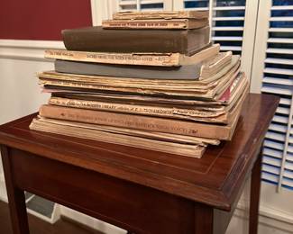 B155 - $20. Stack of Vintage Piano Music Books.