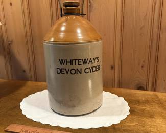 B31 - $60. Whiteway's Devon Cyder Stoneware Jug.