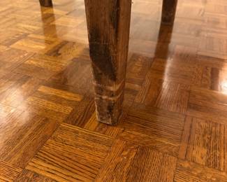 B149 - $350. Antique/Primitive Table - Used in the kitchen in its current life. Measures 30" square x 28.5" tall. Sturdy - looks like it has some history!