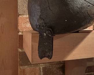 B1 - $275. Very Old Duck Decoy with leather loop still intact on the front. Unsigned. Homeowner believes it is from NC.