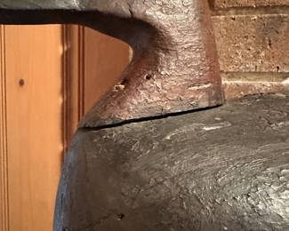 B1 - $275. Very Old Duck Decoy with leather loop still intact on the front. Unsigned. Homeowner believes it is from NC.