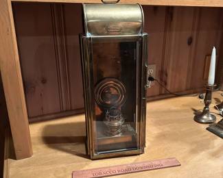 B66 - $40. J.H. Peters & Bey Hamburg "Wedge Lantern"