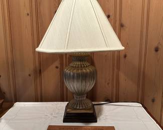 B48 - $30. Wildwood Table Lamp with nice shade.