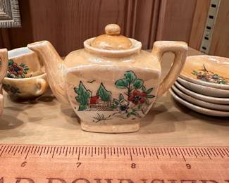 B87 - $15. Small Toy Porcelain Tea Set.